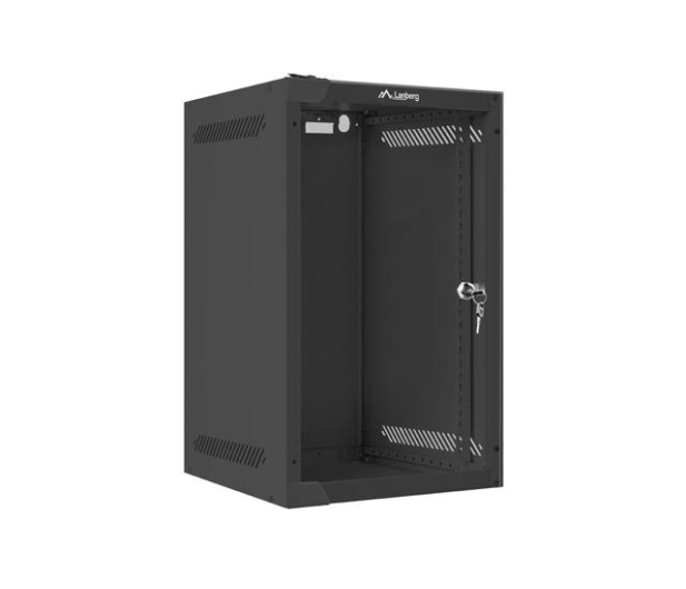 Lanberg Wisząca 10" 9U 280x310mm (czarna) - 519088 - zdjęcie 2